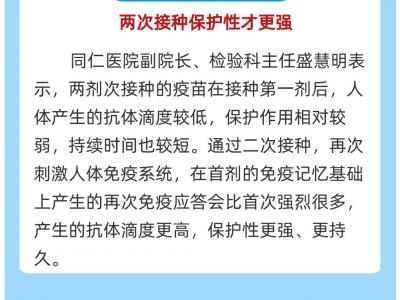 圖說新冠疫苗：打第二針比第一針疼？關(guān)于第二劑次接種熱點問答來了！