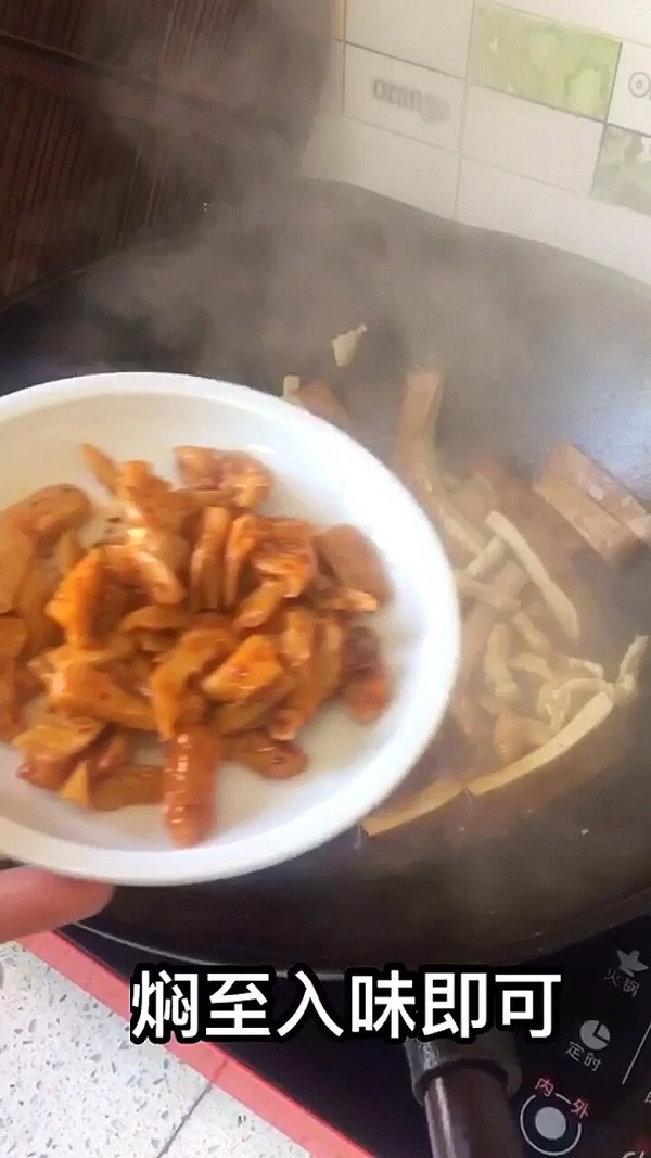 雞柳炒豆干的做法-家常味炒菜譜