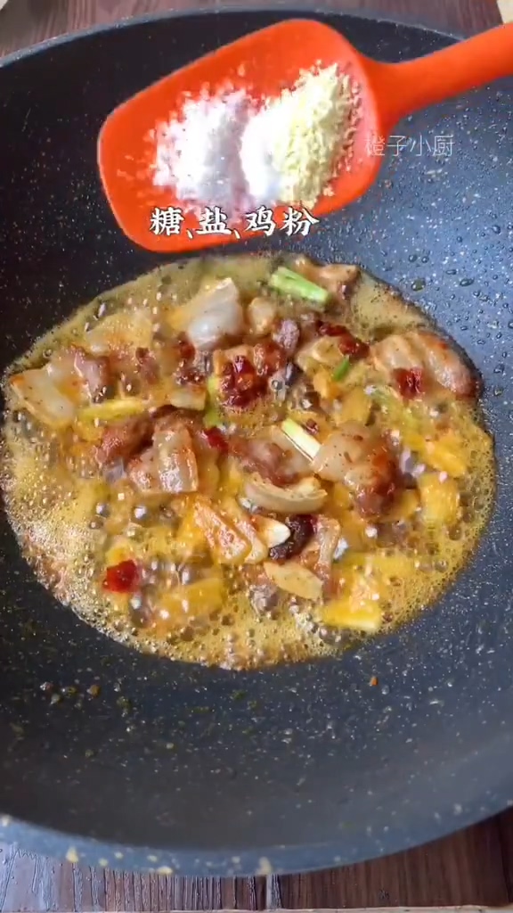 干鍋娃娃菜的做法-咸鮮味炒菜譜