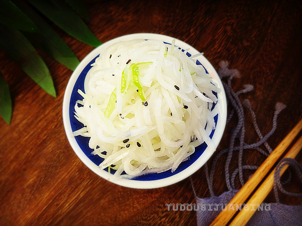 酸甜蘿卜絲的做法-酸甜味拌菜譜