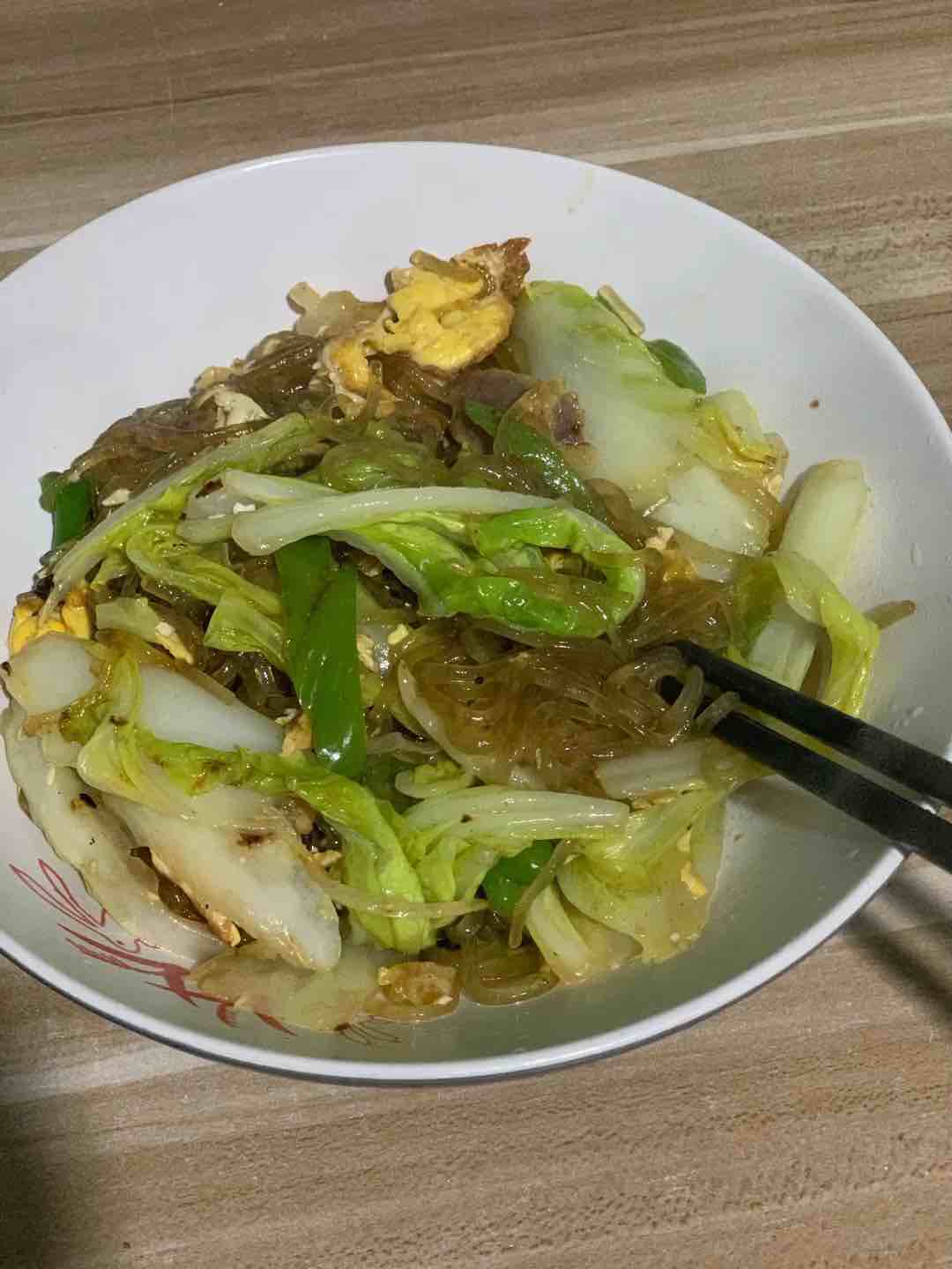 臘肉炒粉絲的做法-家常味炒菜譜