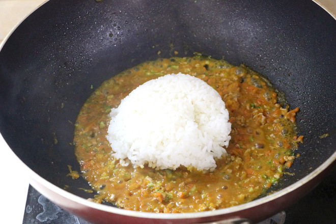 肉末南瓜醬軟飯的做法-家常味炒菜譜