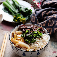 鮮鮑魚牛肉飯的做法-咸鮮味煮菜譜