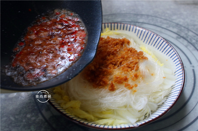 蒜蓉粉絲蒸娃娃菜的做法-香辣味蒸菜譜