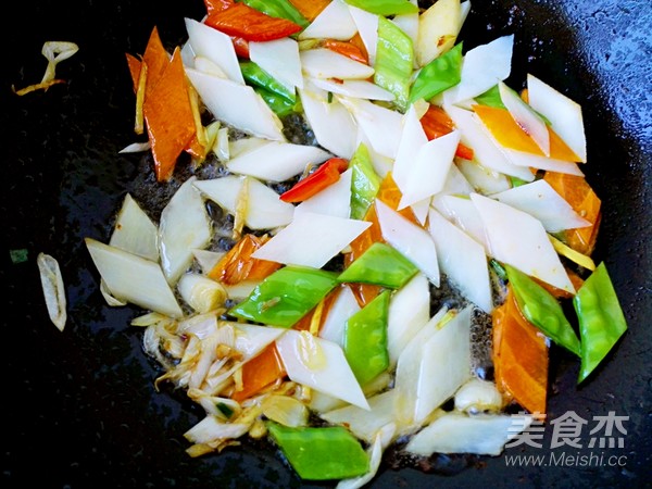 霸王超市丨山藥炒肉片的做法-咸鮮味炒菜譜