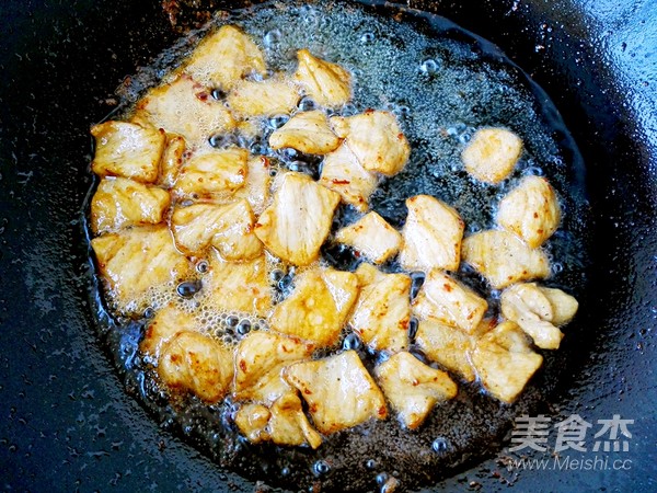 霸王超市丨山藥炒肉片的做法-咸鮮味炒菜譜