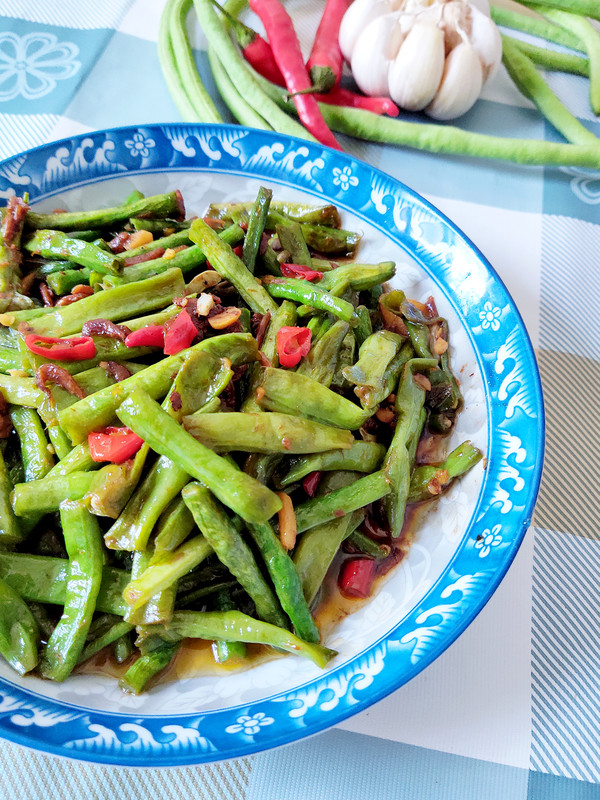 蝦醬炒豆角的做法-香辣味炒菜譜