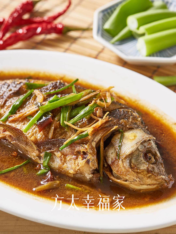 川香姜辣鯽魚(yú)的做法-麻辣味煮菜譜