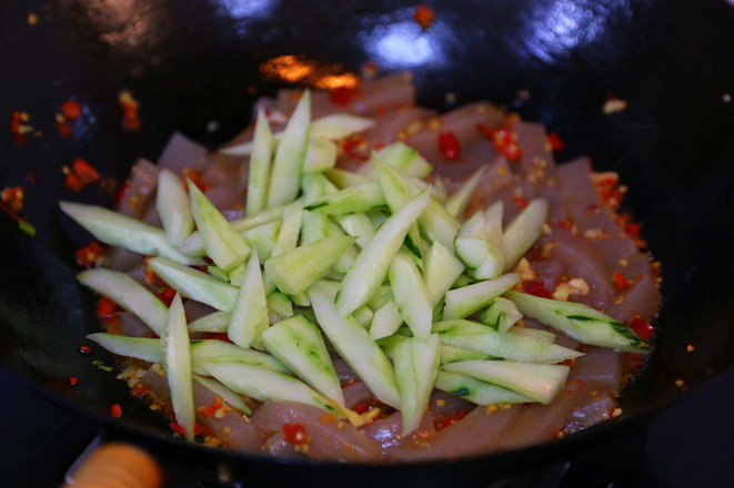 剁椒炒魔芋豆腐的做法-酸辣味炒菜譜