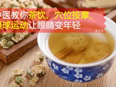 中醫(yī)學(xué)教你茶飲、穴位按摩、眼球運動讓眼睛變年青